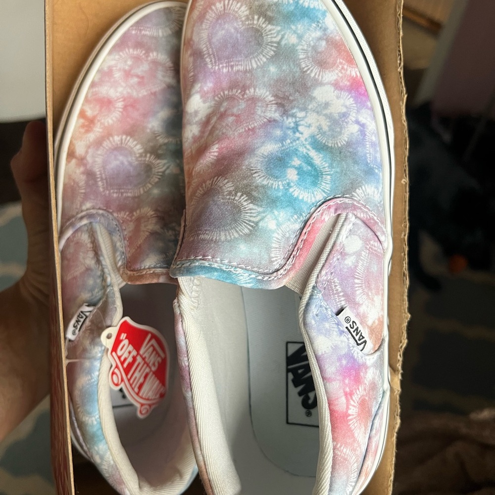 Vans Kids Tie-Dye Slip-On Shoes
